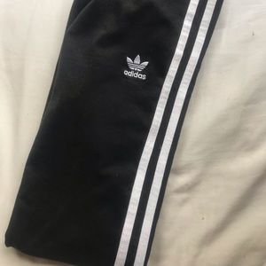 adidas 3 stripe trefoil logo leggings